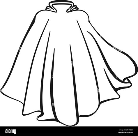 Super hero cape or cloak for fantasy costume in vector icon Stock Vector Image & Art - Alamy