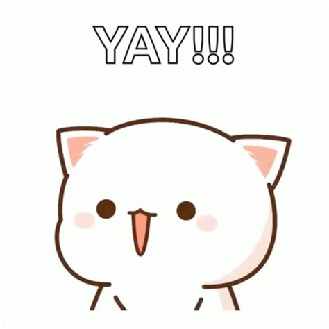 Yay Mochi GIF - Yay Mochi Peach - Discover & Share GIFs