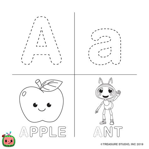 ABC Coloring Pages — cocomelon.com in 2020 | Abc coloring pages, Abc coloring, Alphabet coloring ...