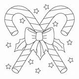 Premium Photo  Christmas candy Cane Coloring Page For Kids sketch template