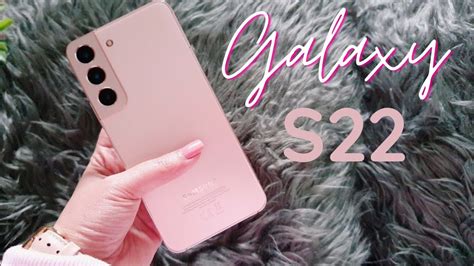 Samsung Galaxy S22 Pink Gold Unboxing + accessories💕 - YouTube