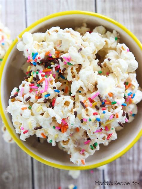 Birthday Cake Popcorn - TGIF - This Grandma is Fun