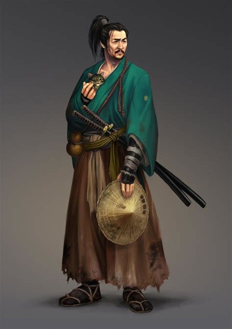 ArtStation - Ronin, Albert Cordero | Samurai art, Samurai artwork, Concept art characters