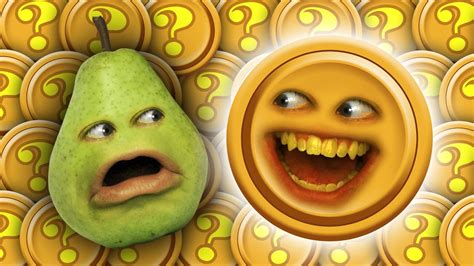 Annoying Orange - Pear vs 100 Mystery Buttons! - YouTube