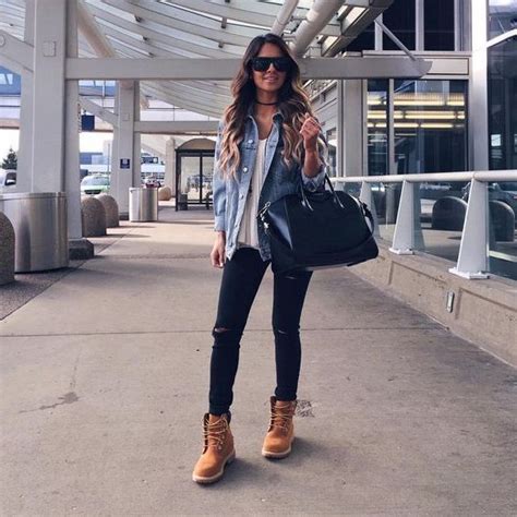 How Women Should Wear Timberland Boots 2020 | Timbs outfits, Timberland outfits women, Tims outfits