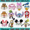 Disney Cartoon Characters Bundle SVG, Matching Disney Family Vacation ...