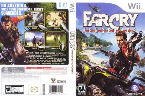 the front and back cover of a wii game, featuring two men on atvs