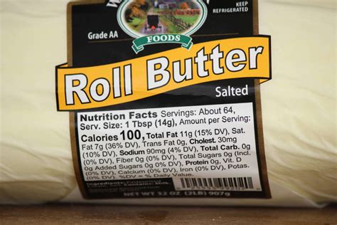 Amish Style Roll Butter 2lb. - Dutchman's Store