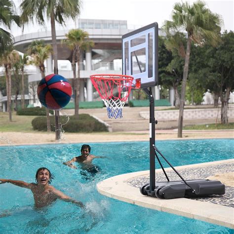 SalonMore Swimming Pool Basketball Hoop, with PVC Backbaord and 2 Basketball Nets - Walmart.com