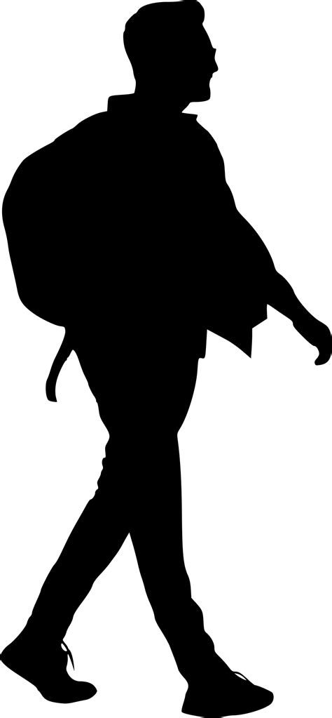 10 Man Walking Silhouette - Man Walking Silhouette Png Clipart - Full Size Clipart (#5675614 ...