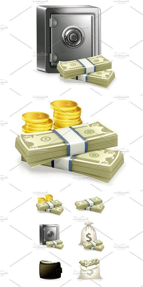 Paper money and coins icons Coin Icon, Business Icon, Paper Money, Coins, Graphic Design, Rooms ...