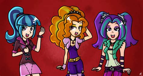 MLP: The Dazzlings by KikiRDCZ on DeviantArt