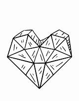 Crystal Coloring Pages Free Printable PDF sketch template