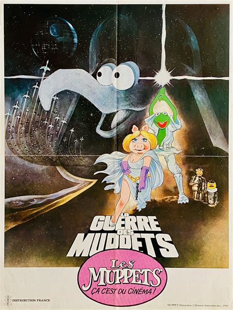 Original Muppets Go Hollywood Movie Poster - Star Wars - Kermit - Fozzie