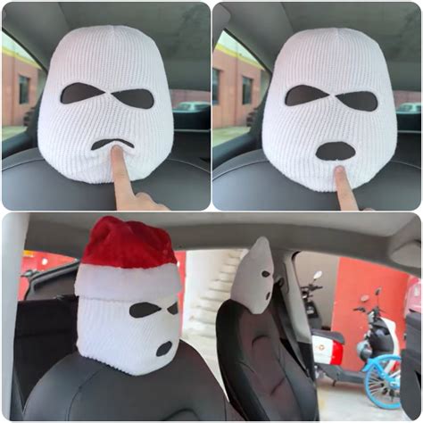 Personalized Funny Hat for Tesla Car Seat Headcover- Fits Model 3/Y/S – TESLAUNCH