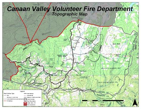 Canaan Valley Campground Map