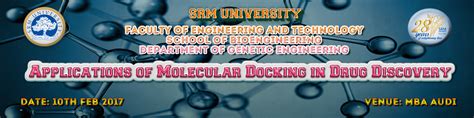 Applications of Molecular Docking in Drug Discovery, SRM University ...