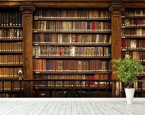 Library Books Wallpaper Mural | Wallsauce USA