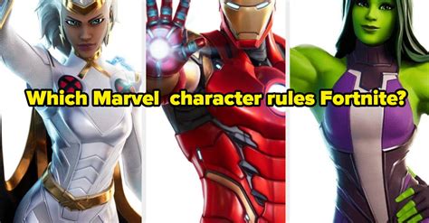 All 26 Fortnite Marvel Characters, Ranked