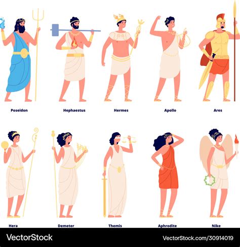 Greek Gods And Goddesses Pictures And Descriptions