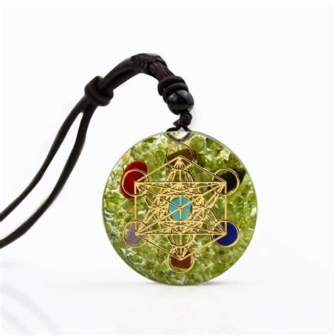 Metatron Cube Energy Orgone Pendant Necklace - Orgone Pyramids