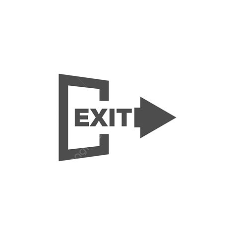 Graphic Designer Graphics Vector Hd PNG Images, Exit Icon Graphic Design Template Vector, Exit ...