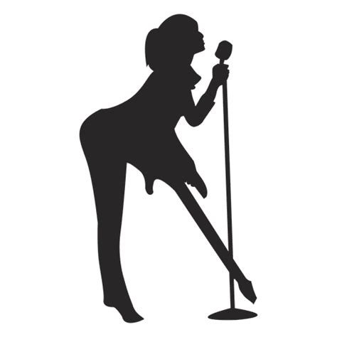 Singer Silhouette Vector at Vectorified.com | Collection of Singer ...