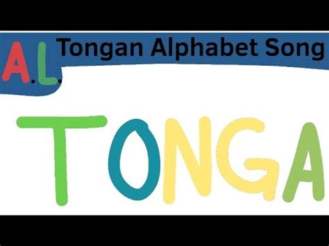 Tongan Alphabet Song - YouTube