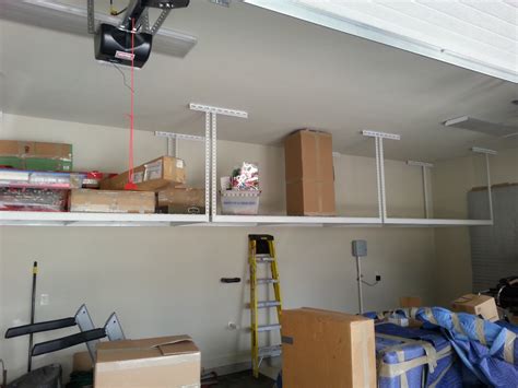 SafeRacks Overhead Garage Storage Combo Kit, Two 4 ft. x 8 ft. Racks Installed – Garage Guy Texas