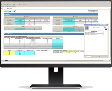 Electronic Laboratory Notebook Integrated with LabWare LIMS