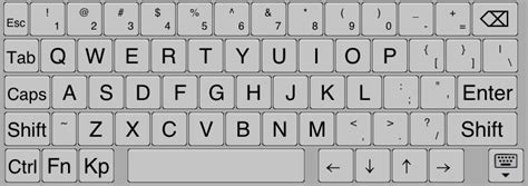 English Typing Keyboard Layout