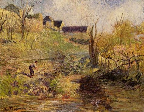 Landscape at Osny - Camille Pissarro - WikiArt.org - encyclopedia of ...