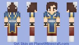 Chun Li Minecraft Skin