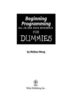 Download Programming for Dummies programming-for-dummies PDF