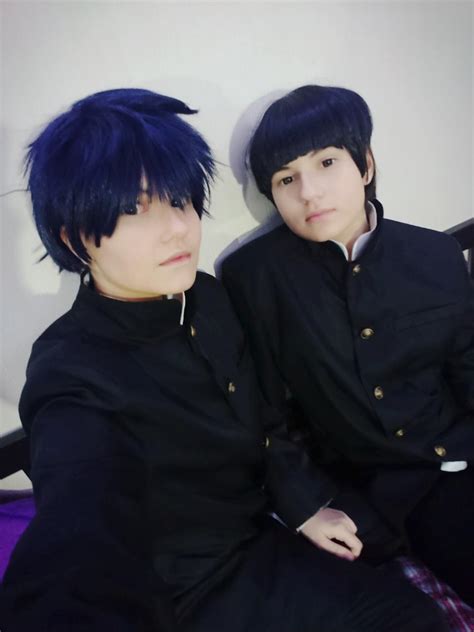 Ritsu and Mob cosplay : r/Mobpsycho100