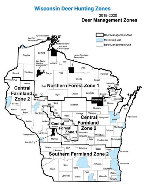 Wisconsin-Deer-Hunting-Zones-Map – Legacy Outdoors