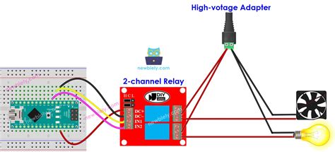 Arduino Nano - 2-Channel Relay Module | Arduino Nano Tutorial