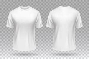 Blank T Shirt Template Front And Back