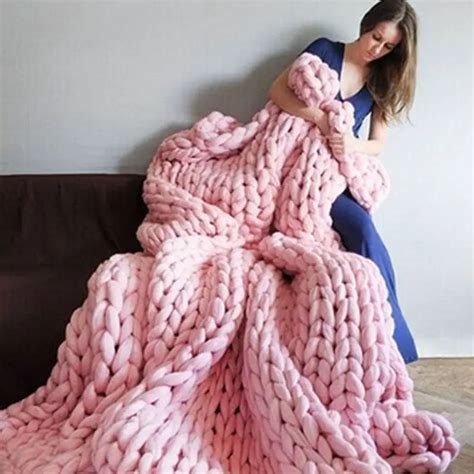 250g Super Knitting Blanket Chunky Yarn Soft Thick Arm Roving Bulky ...