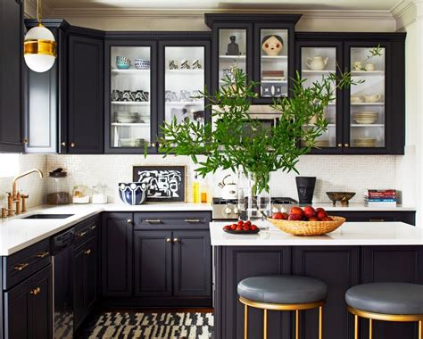 All White Galley Kitchen With Dark Floors | Review Home Co