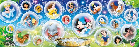 Disney Multiproperty - 1000 piezas - Panorama Puzzle - Clementoni