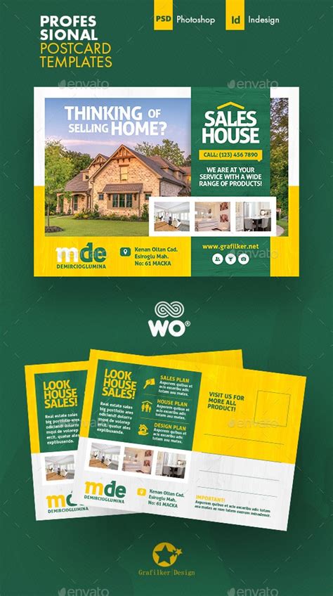 Real Estate Postcard Templates, Print Templates | GraphicRiver