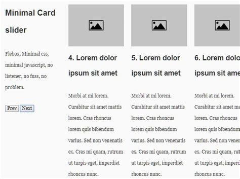 Minimal Responsive Card Slider In jQuery | Free jQuery Plugins