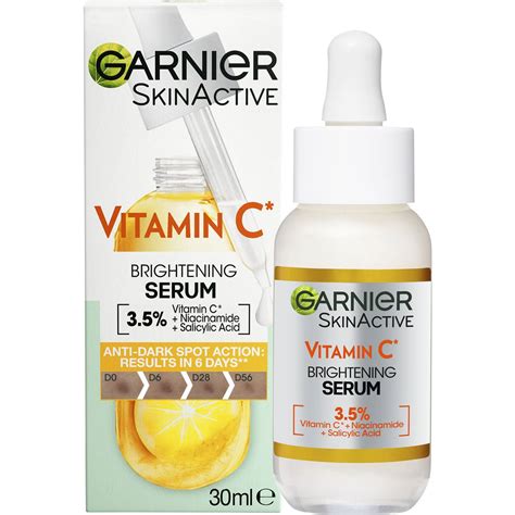 Garnier SkinActive Vitamin C Anti-Dark Spot Brightening Serum 30ml ...