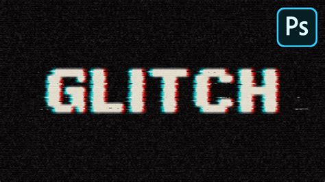 How to Create a Glitch Text Effect in Photoshop - Dezign Ark