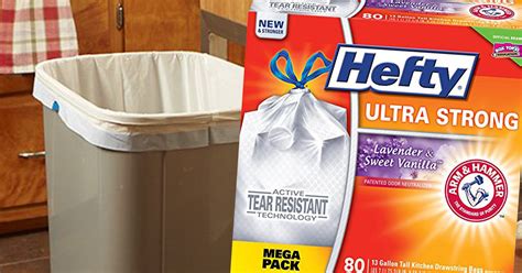 Amazon: Hefty Scented 13-Gallon Trash Bags 80-Count Only $8.65 Shipped ...