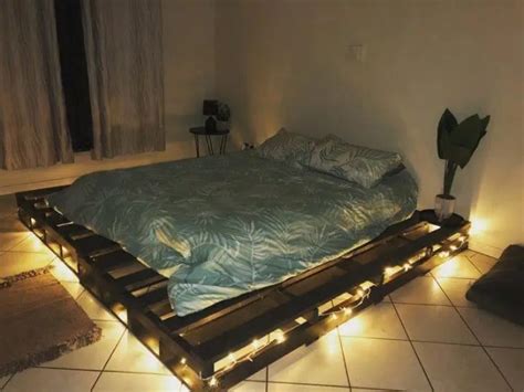 How to Make a Simple DIY LED Pallet Bed With Led Under-lighting