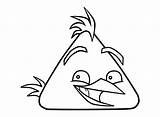 Print Chuck Angry Bird Coloring Page  Free Printable Pages sketch template