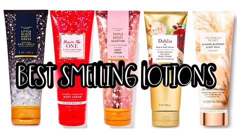 Best Smelling Lotions From Bath & Body Works & Victoria Secret - YouTube