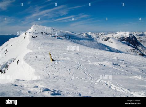 View from the top of Glencoe ski resort Scotland Stock Photo - Alamy